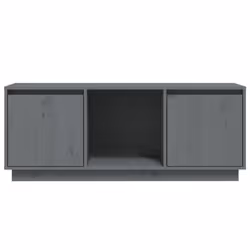 vidaXL Solid Wood Pine TV Cabinet Media HiFi Cabinet TV Console Multi Colours - grey - Additional view 6
