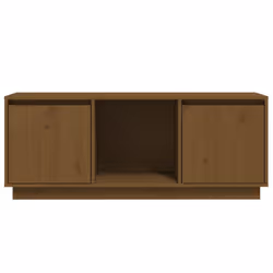 vidaXL Solid Wood Pine TV Cabinet Media HiFi Cabinet TV Console Multi Colours - honey brown - Additional view 6