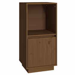 vidaXL Solid Wood Pine Sideboard Side Cabinet Home Organiser Multi Colours - honey brown