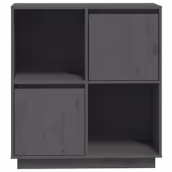 vidaXL Solid Wood Pine Sideboard Side Cabinet Home Organiser Multi Colours - grey - Additional view 6