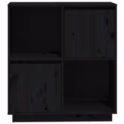 vidaXL Solid Wood Pine Sideboard Side Cabinet Home Organiser Multi Colours - black - Additional view 6