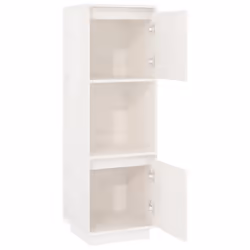 vidaXL Solid Wood Pine Highboard Indoor Wooden Console Cabinet Multi Colours - white - Additional view 5