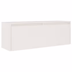 vidaXL 3x Solid Wood Pine TV Cabinets Wooden Hanging Cabinet Multi Colours - white - Additional view 4