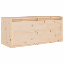 vidaXL 6x Solid Wood Pine TV Cabinets Wooden Hanging Cabinet Multi Colours - brown - Additional view 4