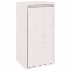 vidaXL 6x Solid Wood Pine TV Cabinets Wall Mounted Shelf Stand Multi Colours - white - Additional view 4