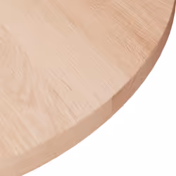 vidaXL Solid Wood Oak Round Table Top Untreated Table Top Multi Colours/Sizes - natural, 30 x 1.5 cm - Additional view 2