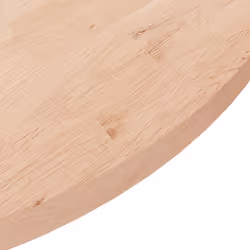 vidaXL Solid Wood Oak Round Table Top Untreated Table Top Multi Colours/Sizes - natural, 90 x 2.5 cm - Additional view 2