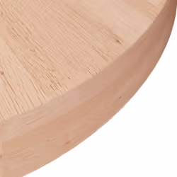 vidaXL Solid Wood Oak Round Table Top Untreated Table Top Multi Colours/Sizes - natural, 30 x 4 cm - Additional view 2
