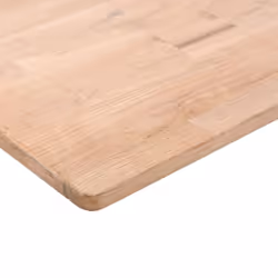 ) vidaXL Solid Wood Oak Square Table Top Desktop Multi Colours Brown Multi Sizes - Brown, 60 x 60 x 2.5 cm (L x W x T - Additional view 2
