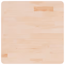 ) vidaXL Solid Wood Oak Square Table Top Desktop Multi Colours Brown Multi Sizes - Brown, 60 x 60 x 2.5 cm (L x W x T - Additional view 4