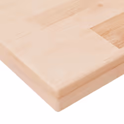 ) vidaXL Solid Wood Oak Shelf Board Untreated Wooden Storage Shelf Multi Sizes - 80 x 20 x 2.5 cm (L x W x H