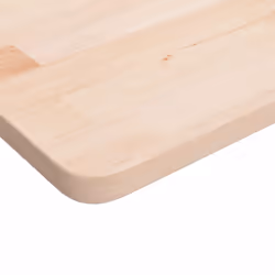 vidaXL Bathroom Countertop Treated Desktop Replacement Top Tabletop Solid Wood - natural, 80 x 40 x 2.5 cm