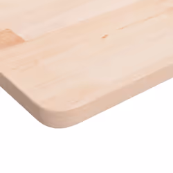 vidaXL Bathroom Countertop Treated Desktop Replacement Top Tabletop Solid Wood - natural, 100 x 50 x 2.5 cm - Additional view 2