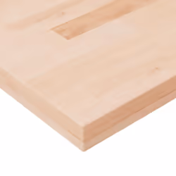 ) vidaXL Solid Wood Oak Shelf Board Untreated Wooden Storage Shelf Multi Sizes - 100 x 20 x 4 cm (L x W x H