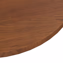 vidaXL Solid Wood Oak Round Table Top Untreated Table Top Multi Colours/Sizes - dark brown, 80 x 1.5 cm - Additional view 2