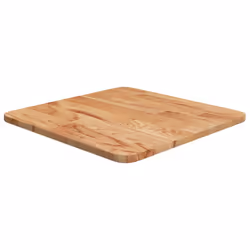 ) vidaXL Solid Wood Oak Square Table Top Desktop Multi Colours Brown Multi Sizes - Light brown, 40 x 40 x 1.5 cm (L x W x T