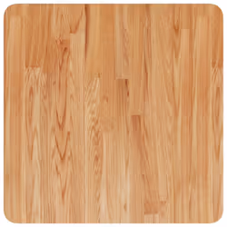 ) vidaXL Solid Wood Oak Square Table Top Desktop Multi Colours Brown Multi Sizes - Light brown, 50 x 50 x 1.5 cm (L x W x T - Additional view 4
