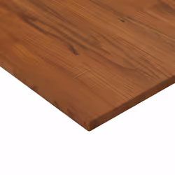 ) vidaXL Solid Wood Oak Square Table Top Desktop Multi Colours Brown Multi Sizes - Dark brown, 40 x 40 x 1.5 cm (L x W x T - Additional view 2