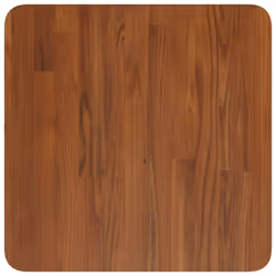 ) vidaXL Solid Wood Oak Square Table Top Desktop Multi Colours Brown Multi Sizes - Dark brown, 40 x 40 x 1.5 cm (L x W x T - Additional view 4