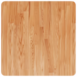 ) vidaXL Solid Wood Oak Square Table Top Desktop Multi Colours Brown Multi Sizes - Light brown, 60 x 60 x 2.5 cm (L x W x T - Additional view 4