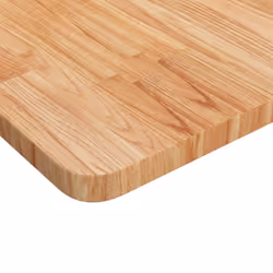 ) vidaXL Solid Wood Oak Square Table Top Desktop Multi Colours Brown Multi Sizes - Light brown, 80 x 80 x 2.5 cm (L x W x T - Additional view 5