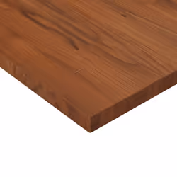 ) vidaXL Solid Wood Oak Square Table Top Desktop Multi Colours Brown Multi Sizes - Dark brown, 40 x 40 x 2.5 cm (L x W x T - Additional view 2
