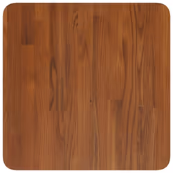) vidaXL Solid Wood Oak Square Table Top Desktop Multi Colours Brown Multi Sizes - Dark brown, 40 x 40 x 2.5 cm (L x W x T - Additional view 4