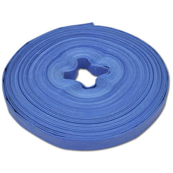 vidaXL Flat Hose 100 m 1" PVC Plumbing Pump Water Discharge Hose Lay Flat Pipe