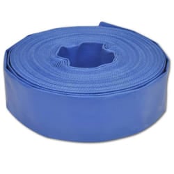 vidaXL Flat Hose PVC Water Delivery Farm Discharge Pipe Tubing Multi Sizes - 38 mm/25 m