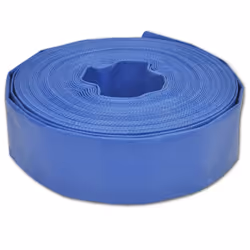 vidaXL Flat Hose PVC Water Delivery Farm Discharge Pipe Tubing Multi Sizes - 76 mm/100 m