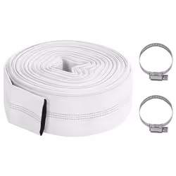 vidaXL Fire Hose PVC Irrigation Pump Water Hose Lay Flat Pipe Multi Sizes - 76 mm/20 m