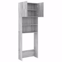 vidaXL Washing Machine Cabinet Bathroom Cabinet Cupboard Rack Multi Colours - grey sonoma