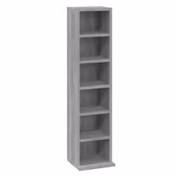 vidaXL CD Cabinet Storage Oraniser Shelf Cabinet Display Shelf Engineered Wood - grey sonoma