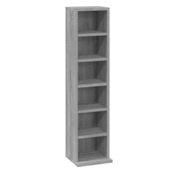 vidaXL CD Cabinet Storage Oraniser Shelf Cabinet Display Shelf Engineered Wood - grey sonoma