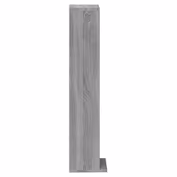 vidaXL CD Cabinet Storage Oraniser Shelf Cabinet Display Shelf Engineered Wood - grey sonoma - Additional view 6