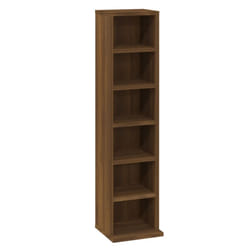 vidaXL CD Cabinet Storage Oraniser Shelf Cabinet Display Shelf Engineered Wood - brown oak