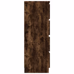 vidaXL Sideboard Engineered Wood Storage Drawer Side Cabinet Multi Colours - smoked oak - Additional view 8