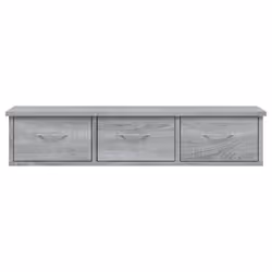 vidaXL Wall Cabinet Grey Sonoma Engineered Wood TV Unit Wall Storage Unit - Additional view 5
