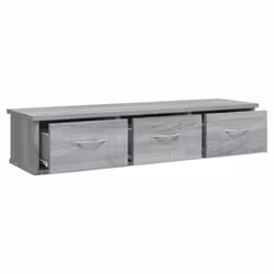 vidaXL Wall Cabinet Grey Sonoma Engineered Wood TV Unit Wall Storage Unit - Additional view 7