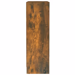 vidaXL Bookshelf Standing Shelf Storage Rack Book Cabinet Engineered Wood - smoked oak, 60 x 24 x 74.5 cm - Additional view 5