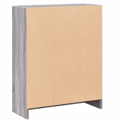 vidaXL Bookshelf Standing Shelf Storage Rack Book Cabinet Engineered Wood - grey sonoma, 60 x 24 x 74.5 cm - Additional view 7