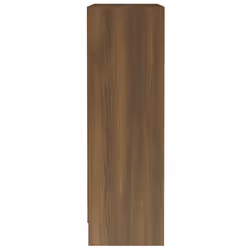 vidaXL Bookshelf Standing Shelf Storage Rack Book Cabinet Engineered Wood - brown oak, 60 x 24 x 74.5 cm