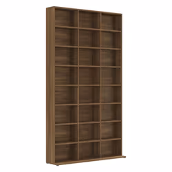 vidaXL CD Cabinet CD Shelf Rack Storage Cabinet Display Shelf Engineered Wood - brown oak, 102 x 23 x 177.5 cm - Additional view 3