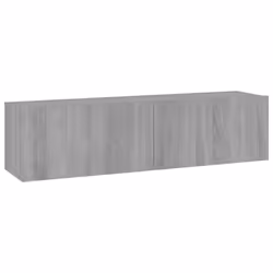 vidaXL TV Cabinet Entertainment Centre Media TV Unit TV Stand Engineered Wood - grey sonoma, 120 x 30 x 30 cm