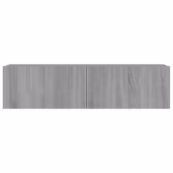 vidaXL TV Cabinet Entertainment Centre Media TV Unit TV Stand Engineered Wood - grey sonoma, 120 x 30 x 30 cm - Additional view 5