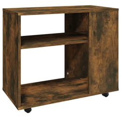vidaXL Side Table Hallway End Sofa Table Coffee Couch Table Engineered Wood - smoked oak