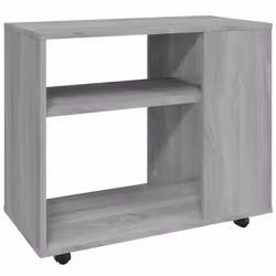 vidaXL Side Table Grey Sonoma Engineered Wood Coffee Tea Sofa End Lamp Table - Additional view 3