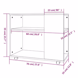VidaXL 815107 coffee/side/end table - Additional view 7