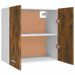 vidaXL Kitchen Cabinet Home Storage Shelf Organiser Cupboard Engineered Wood - smoked oak - Additional view 6