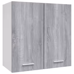 vidaXL Kitchen Cabinet Home Storage Shelf Organiser Cupboard Engineered Wood - grey sonoma